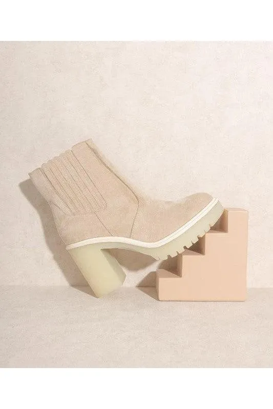 Anastasia- Paneled Boots
