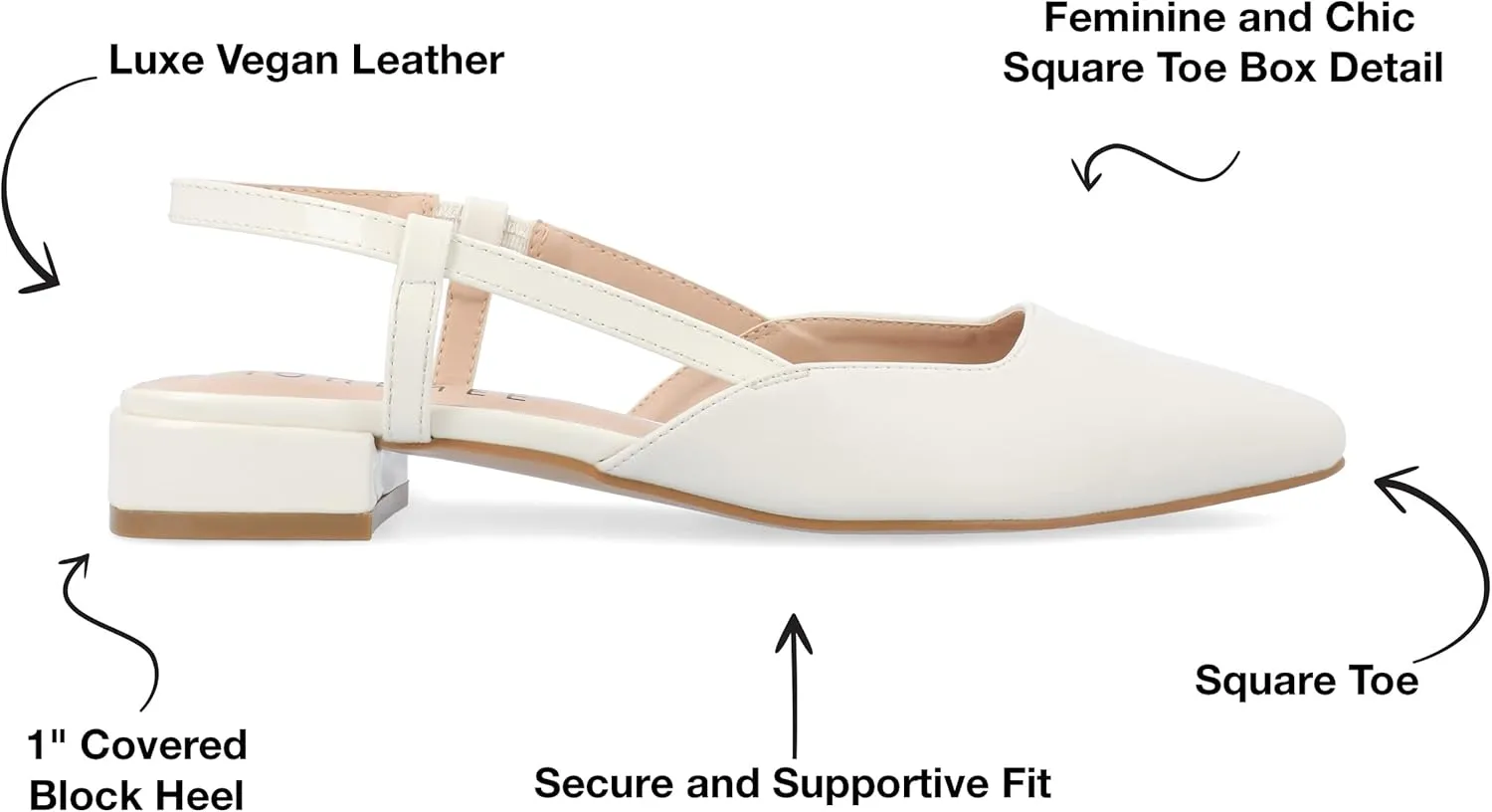 Journee Collection Womens Paislee Pointed Toe Slingback Slingback Sandals