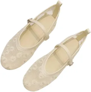 Stunner Womens Fashion Square Toe Slip On Dress Flats Comfortable Mary Jane Flats Work Flats